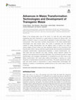 Research paper thumbnail of Advances in Maize Transformation Technologies and Development of Transgenic Maize