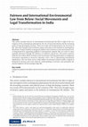 Research paper thumbnail of Fairness and International Environmental Law from Below: Social Movements and Legal Transformation in India