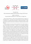 Research paper thumbnail of Appello a comunicazioni: Prima dello stato. Diritto internazionale e pluralismo politico-giuridico in Europa, XII-XVII secolo