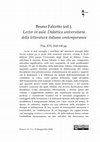 Research paper thumbnail of Bruno Falcetto (ed.), Lector in aula. Didattica universitaria della letteratura italiana contemporanea