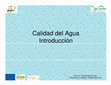 Research paper thumbnail of Calidad del Agua