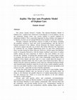 Research paper thumbnail of Kafāla: The Qurʾanic-Prophetic Model of Orphan Care