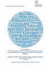 Research paper thumbnail of "Populism and political language: populist discourses in the 1990s in Italy" @ Workshop ROMPOL 19-20 November "Populism, political representation, media language and power"