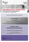 Research paper thumbnail of Laura Pani (Università degli Studi di Udine), Scrivere a mano dall’antichità all’età moderna