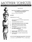 Research paper thumbnail of Mother Tongue VIII (2003)