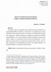 Research paper thumbnail of Seis lecciones de Hannah Arendt sobre la responsabilidad pública