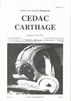 Research paper thumbnail of Boucles de ceinture de la région de Carthage datant des VIe et VIIe siècles. CEDAC Carthage 19, 1999, pp. 12-15.