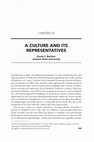 Research paper thumbnail of A Culture and Its Representatives