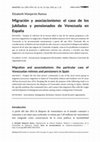 Research paper thumbnail of Migración y asociacionismo: el caso de los jubilados y pensionados de Venezuela en España