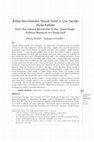 Research paper thumbnail of Kültür Devriminden “Büyük Terör” e: Çön Taş’taki Siyasi Katliam