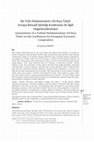 Research paper thumbnail of Bir Türk Parlamenterin (Ali Rıza Türel) Avrupa İktisadi İşbirliği Konferansı ile İlgili Değerlendirmeleri