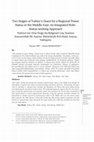 Research paper thumbnail of Two Stages of Turkey’s Quest for a Regional Power Status in the Middle East: An Integrated Role- Status-seeking Approach