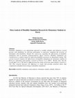 Research paper thumbnail of Meta-Analysis of Disability Simulation Research for Elementary Students in Korea