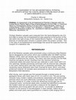 Research paper thumbnail of AN ASSESSMENT OF THE ARCHAEOBOTANICAL POTENTIAL OF DEPOSITS WITHIN THE COASTAL BRANCH PIPELINE RIGHT-OF-WAY AT SANTA MARGARITA (CA-SLO-586)