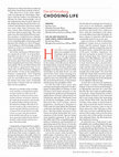 Research paper thumbnail of David Nirenberg, “Choosing Life – Review of ‘Hans Jonas, Memoirs, ed. Christian Wiese; and ‘The Life and Thought of Hans Jonas: Jewish Dimensions’, by Christian Wiese,” The New Republic, vol. 239, no. 8 (5 November 2008): 39–43