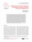 Research paper thumbnail of Bordering the World in Response to Emerging Infectious Disease: The Case of SARS-CoV-2