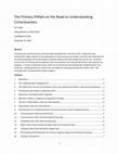 Research paper thumbnail of The Primary Pitfalls on the Road to Understanding Consciousness