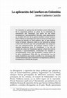 Research paper thumbnail of La aplicación del lawfare en Colombia