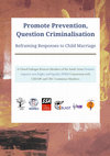 Research paper thumbnail of Promote Prevention, Question Criminalisation