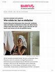 Research paper thumbnail of Wer schön ist, hat es einfacher (Barfuß - Das Südtiroler Onlinemagazin, 2020)