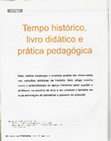 Research paper thumbnail of Tempo histórico livro didático e prática pedagógica