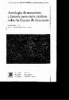 Research paper thumbnail of Estudi Introductori al llibre "Antologia de memòries i dietaris personals catalans sobre la Guerra de Successió"