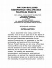 Research paper thumbnail of NATION-BUILDING: RECONSTRUCTING AFRIKAN POLITICAL PRAXIS