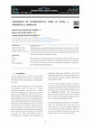 Research paper thumbnail of ASSESSMENT OF ENVIRONMENTAL NOISE IN CITIES, A THEORETICAL APPROACH