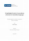 Research paper thumbnail of A typological study of noun phrase structures in Australian languages