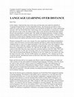 Research paper thumbnail of Language Learning over Distance