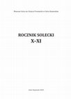 Research paper thumbnail of Banasiak P. Dokumentacja archeologiczna z terenu miasta i gminy Solec Kujawski w archiwum Działu Archeologii Muzeum Okręgowego im. Leona Wyczółkowskiego w Bydgoszczy