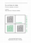 Research paper thumbnail of "Strange business, confessions": il destinatario assente e il pubblico in ascolto in "Birthday Letters" di Ted Hughes, in "La lettera in versi. Canoni, variabili, funzioni", a cura di Pietro Taravacci e Francesco Zambon (Trento: Università degli Studi di Trento, 2020), pp. 187-212