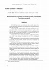 Research paper thumbnail of ”Nomenclatorul ocupaţiilor şi meşteşugurilor populare din Țara Maramureșului