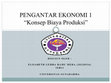 Research paper thumbnail of Elis pengantar ekonomi 1 biaya produksi