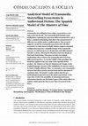 Research paper thumbnail of Analytical Model of Transmedia Storytelling Ecosystems in Audiovisual Fiction: The Spanish Model of The Ministry of Time