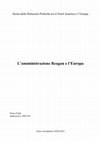 Research paper thumbnail of L'amministrazione Reagan e l'Europa