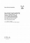 Research paper thumbnail of Qualche precisazione sul senso allegorico nell'Epistola a Cangrande (e in altri commentatori), in «Nuove inchieste sull'Epistola a Cangrande. Atti della giornata di studi Pisa 18 dicembre 2018», a cura di Alberto Casadei, con la collaborazione di Elisa Orsi e Marco Signori, 2020, pp. 49-75