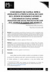 Research paper thumbnail of CONCUBINATO EM CASTELA: ENTRE A LEGISLAÇÃO E A PRÁTICA SOCIAL NO CASO DE D. LEONOR DE GUZMÁN E AFONSO XI/ CONCUBINATE IN CASTILLE: BETWEEN LEGISLATION AND SOCIAL PRACTICE IN THE CASE OF D. LEONNOR DE GUZMÁN AND AFONSO XI