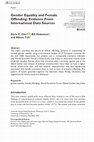 Research paper thumbnail of Gender Equality and Female Offending: Evidence From International Data Sources