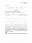 Research paper thumbnail of Original Paper Delivering Competent Knowing and Living in the Narrative Space Framed by "Inscriptive Connectivities"