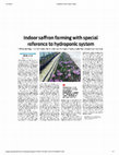 Research paper thumbnail of IndoorSaffronFarming PDF