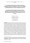 Research paper thumbnail of LA AUTONOMÍA GUARANÍ CHARAGUA IYAMBAE EN TIEMPOS DE EMERGENCIA: IMPACTOS Y RESPUESTAS AL COVID-19 EN LA PRIMERA AUTONOMÍA INDÍGENA DEL ESTADO PLURINACIONAL DE BOLIVIA