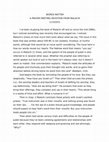 Research paper thumbnail of WORDS MATTER: A Devotion from the Book of Malachi