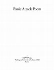 Research paper thumbnail of Panic Attack Poem