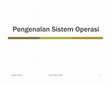 Research paper thumbnail of Modul Teori Sistem Operasi Linux