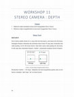 Research paper thumbnail of STEREO CAMERA : DEPTH Tujuan