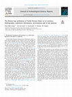 Research paper thumbnail of The Bronze Age settlement of Fondo Paviani (Italy) in its territory. Hydrography, settlement distribution, environment and in-site analysis