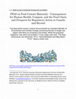 Research paper thumbnail of PFAS on Food Contact Materials: Consequences for Human Health, Compost, and the Food Chain and Prospects for Regulatory Action in Canada and Beyond