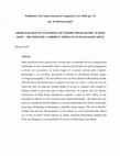 Research paper thumbnail of CRIMINALISATION OF VOYEURISM AND ‘UPSKIRT-PHOTOGRAPHY’ IN HONG KONG – THE NEED FOR A COHERENT APPROACH TO IMAGE BASED ABUSE