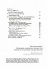 Research paper thumbnail of Ethnographie, journalisme et littérature chez Pablo de la Torriente Brau et Jacques Roumain (Cuba/Haïti, 1930s-1940s)